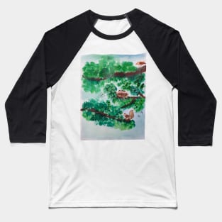 Enjoy Nature Painting Baseball T-Shirt